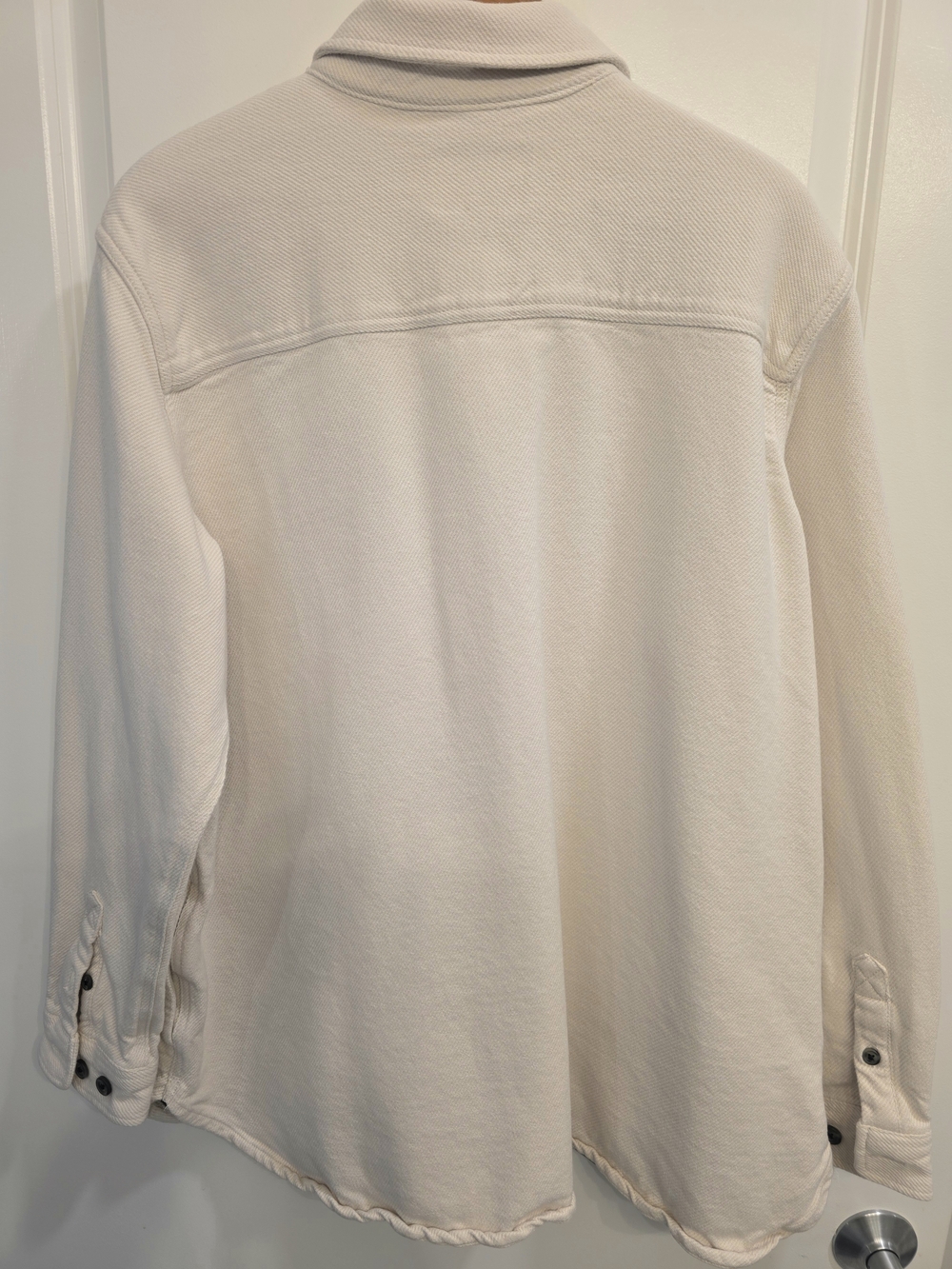 Carhartt TW5991-W Loose Fit Shirt Jacket - Off-White Cream - Men's XXL - Picture 6 of 10